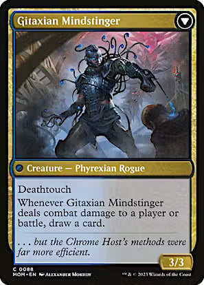 Aetherblade Agent // Gitaxian Mindstinger [March of the Machine] [Foil]