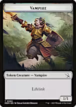 Elemental (9) // Vampire Double-Sided Token [March of the Machine Tokens]