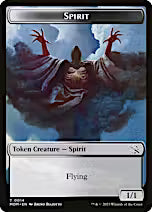 Treasure (21) // Spirit (14) Double-Sided Token [March of the Machine Tokens]