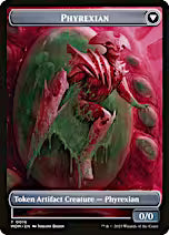 Incubator // Phyrexian (16) Double-Sided Token [March of the Machine Tokens] [Foil]