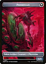 Incubator // Phyrexian (17) Double-Sided Token [March of the Machine Tokens] [Foil]