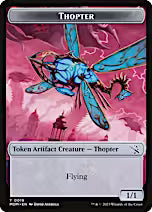 Treasure (20) // Thopter Double-Sided Token [March of the Machine Tokens]