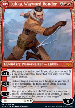 Mila, Crafty Companion // Lukka, Wayward Bonder [Strixhaven: School of Mages] [Foil]