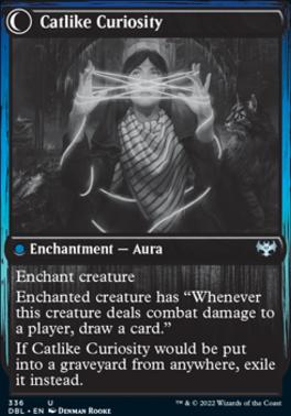 Mischievous Catgeist // Catlike Curiosity [Innistrad: Double Feature] [Foil]