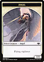 Shapeshifter (001) // Angel (002) Double-Sided Token [Modern Horizons Tokens]