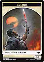 Angel (002) // Soldier (004) Double-Sided Token [Modern Horizons Tokens]