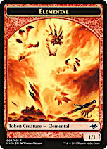 Marit Lage (006) // Elemental (008) Double-Sided Token [Modern Horizons Tokens]