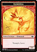 Bird (003) // Elemental (009) Double-Sided Token [Modern Horizons Tokens]
