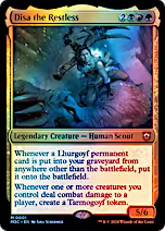 Disa the Restless (Display Commander) (Ripple Foil) [Modern Horizons 3 Commander] [Foil]