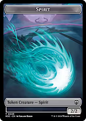 Spirit (Ripple Foil) // Eldrazi Double-Sided Token [Modern Horizons 3 Commander Tokens]