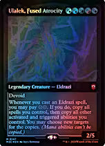 Ulalek, Fused Atrocity (Display Commander) (Ripple Foil) [Modern Horizons 3 Commander]
