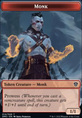 Soldier // Monk Double-Sided Token [Dominaria United Tokens]