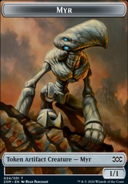 Cat // Myr (024) Double-Sided Token [Double Masters Tokens]