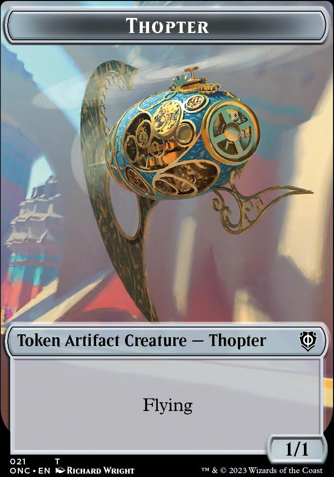 Myr // Thopter Double-Sided Token [Phyrexia: All Will Be One Commander Tokens]