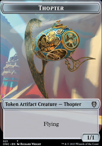 Myr // Thopter Double-Sided Token [Phyrexia: All Will Be One Commander Tokens]
