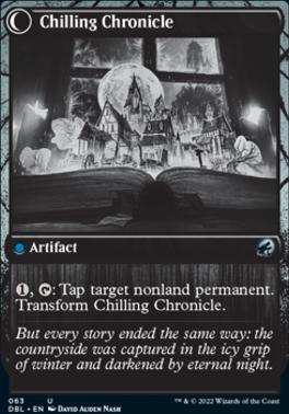 Mysterious Tome // Chilling Chronicle [Innistrad: Double Feature] [Foil]