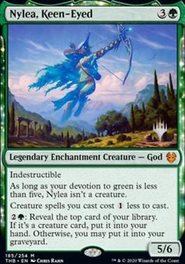 Nylea, Keen-Eyed (Promo Pack) [Theros Beyond Death Promos] [Foil]