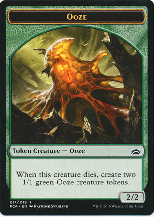 Ooze (016) // Ooze (017) Double-Sided Token [Planechase Anthology Tokens]