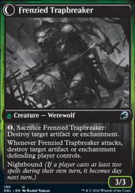 Outland Liberator // Frenzied Trapbreaker [Innistrad: Double Feature] [Foil]