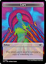 Treasure // Copy Double-Sided Token [Outlaws of Thunder Junction Tokens]
