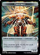 Mercenary // Construct Double-Sided Token [Outlaws of Thunder Junction Tokens]