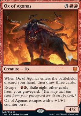 Ox of Agonas (Promo Pack) [Theros Beyond Death Promos] [Foil]