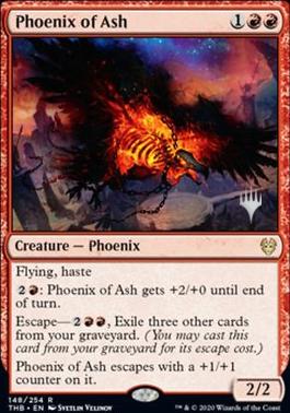 Phoenix of Ash (Promo Pack) [Theros Beyond Death Promos] [Foil]