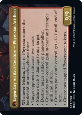 Phyrexian Dragon Engine [The Brothers' War Prerelease Promos]
