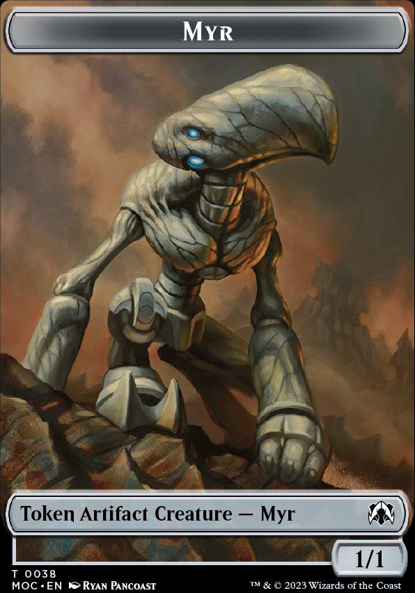 Phyrexian Germ // Myr Double-Sided Token [March of the Machine Commander Tokens]