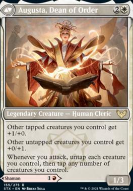 Plargg, Dean of Chaos // Augusta, Dean of Order [Strixhaven: School of Mages] [Foil]