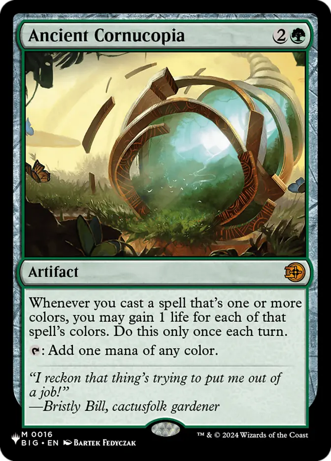 Ancient Cornucopia [The List]