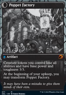 Poppet Stitcher // Poppet Factory [Innistrad: Double Feature] [Foil]