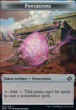 Copy // Powerstone Double-Sided Token [The Brothers' War Commander Tokens]