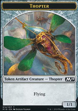 Zombie // Thopter Double-Sided Token (Game Night) [Core Set 2019 Tokens]