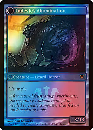 Ludevic's Test Subject // Ludevic's Abomination (Launch) [Innistrad Prerelease Promos]
