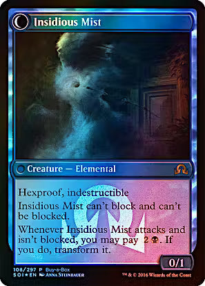 Elusive Tormentor // Insidious Mist (Buy-A-Box) [Shadows over Innistrad Promos]