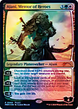 Ajani, Mentor of Heroes (Deluxe Commander Kit) [March of the Machine Promos]