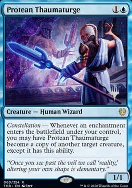 Protean Thaumaturge (Promo Pack) [Theros Beyond Death Promos] [Foil]