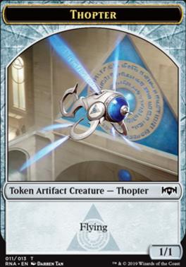 Bird // Thopter Double-Sided Token [Ravnica Allegiance Guild Kit Tokens]
