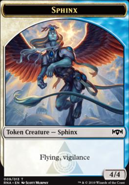 Bird // Sphinx Double-Sided Token [Ravnica Allegiance Guild Kit Tokens]