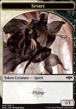 Spirit (002) // Spirit (010) Double-Sided Token [Ravnica Allegiance Guild Kit Tokens]