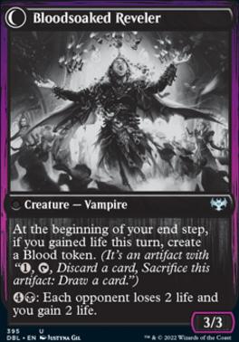 Restless Bloodseeker // Bloodsoaked Reveler [Innistrad: Double Feature] [Foil]
