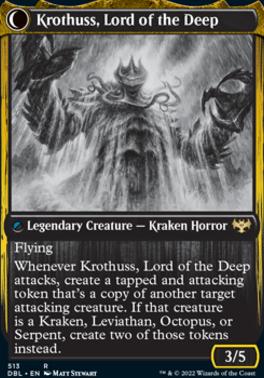 Runo Stromkirk // Krothuss, Lord of the Deep [Innistrad: Double Feature] [Foil]