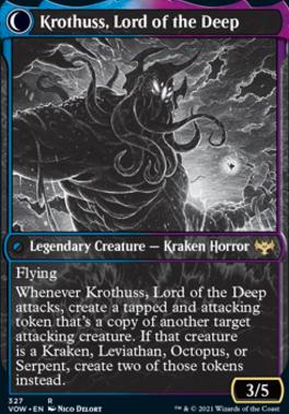 Runo Stromkirk // Krothuss, Lord of the Deep (Showcase Eternal Night) [Innistrad: Crimson Vow] [Foil]