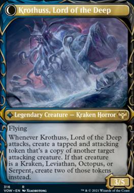 Runo Stromkirk // Krothuss, Lord of the Deep (Showcase Fang Frame) [Innistrad: Crimson Vow] [Foil]
