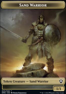 Soldier // Sand Warrior Double-Sided Token [Dominaria United Tokens]