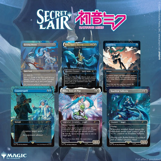 Secret Lair "Secret Lair x Hatsune Miku: Winter Diva" Non- Foil