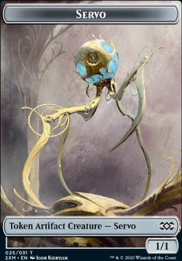 Cat // Servo Double-Sided Token [Double Masters Tokens]