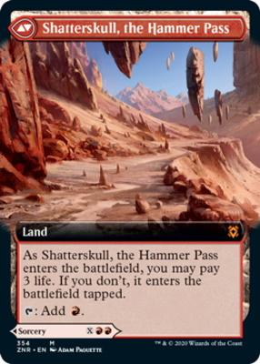 Shatterskull Smashing // Shatterskull, the Hammer Pass (Extended Art) [Zendikar Rising] [Foil]