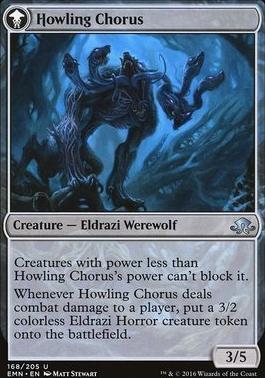 Shrill Howler // Howling Chorus [Eldritch Moon] [Foil]